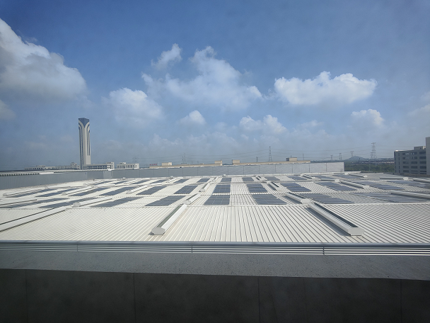 浙江新昱智能制造有限公司600.3KWp屋頂分布式光伏發電項目 一次性并網成功